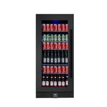 Load image into Gallery viewer, Kings Bottle 56&quot; Tall Beverage Fridge Center Freestanding KBU100BX-SS LHH